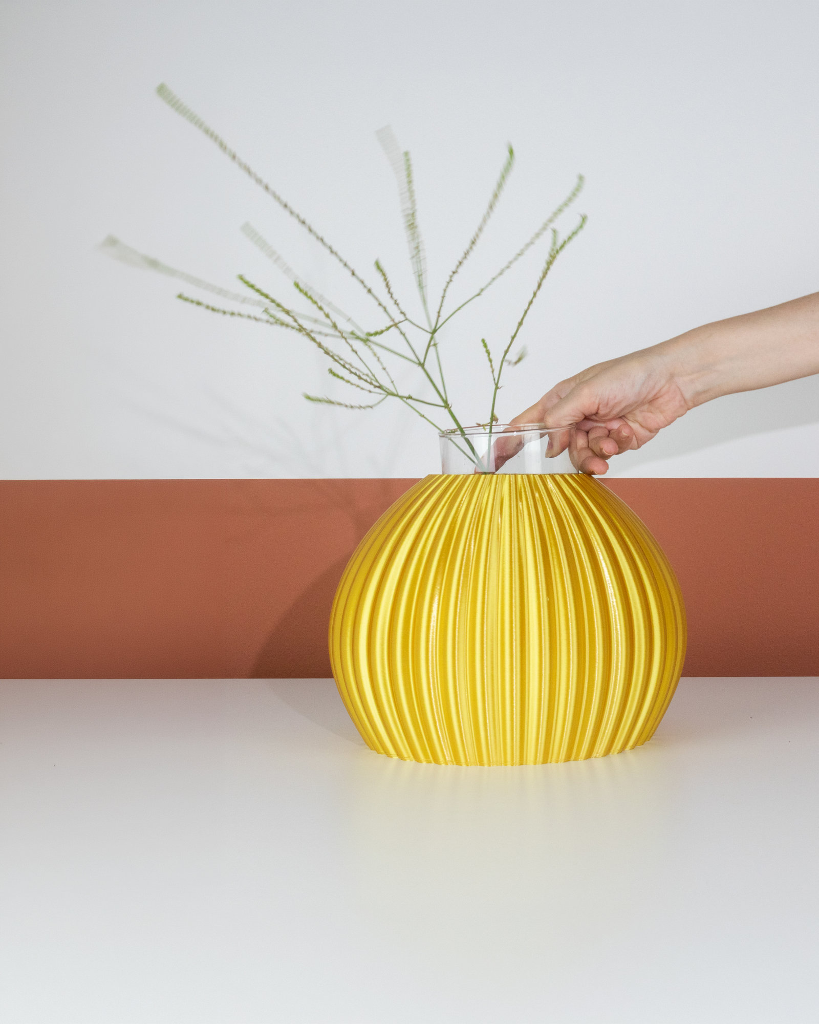Hidden Nest con fiori freschi